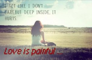 Love is painful..( 1st episode)