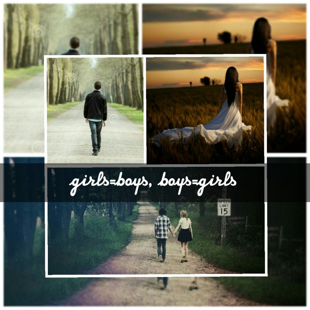 girls=boys, boys=girls
