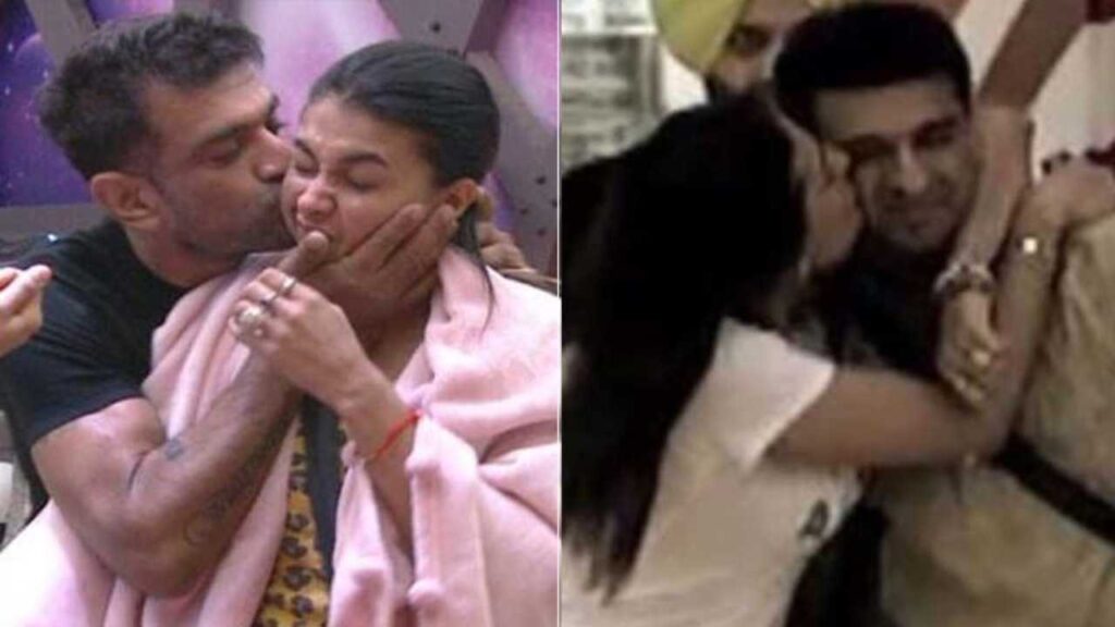 BIgg Boss 14: Karni Sena demands a BAN on the show Citing Eijaz and Pavitra’s KISS as Love Jihad