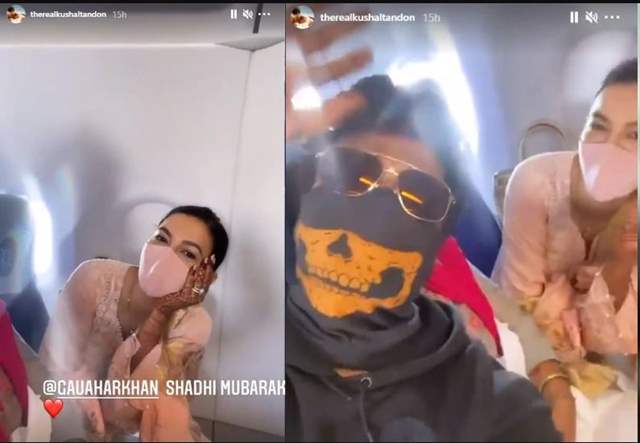 Look who Gauahar Khan bumped into right after her marriage!!