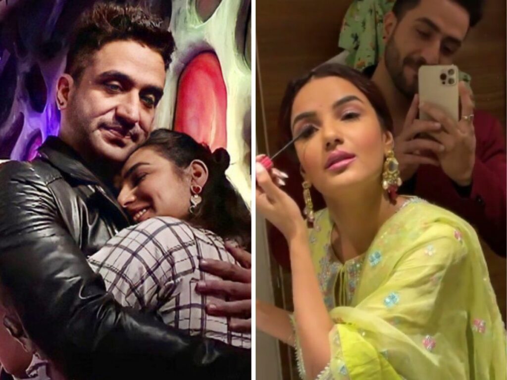 Aly Goni captures Jasmin Bhasin as she does her makeup