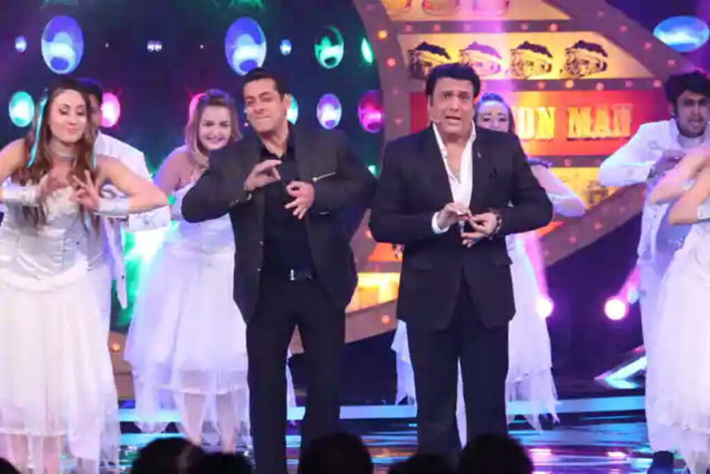 Salman Khan and Govinda reunite on small screen Salman Govinda reunites