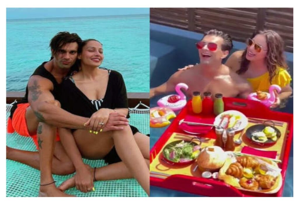 Karan Singh Grover celebrates his 39th birthday with wife Bipasha Basu and friends in Maldives