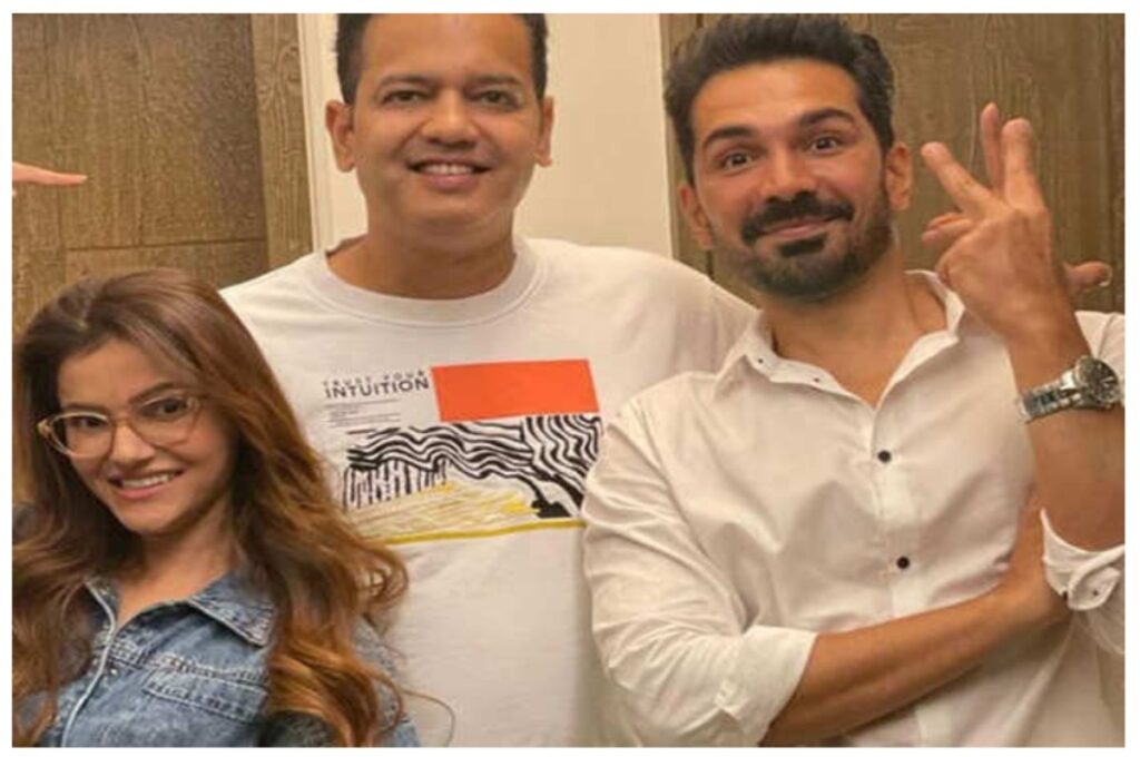 Rubina Dilaik, Abhinav Shukla, Rahul Mahajan and Arshi Khan had a lockdown meeting