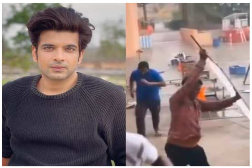 Karan Kundra shares a video of Cyclone Tauktae hitting the sets of Yeh Rishta Kya Kehlata Hai in Silvassa