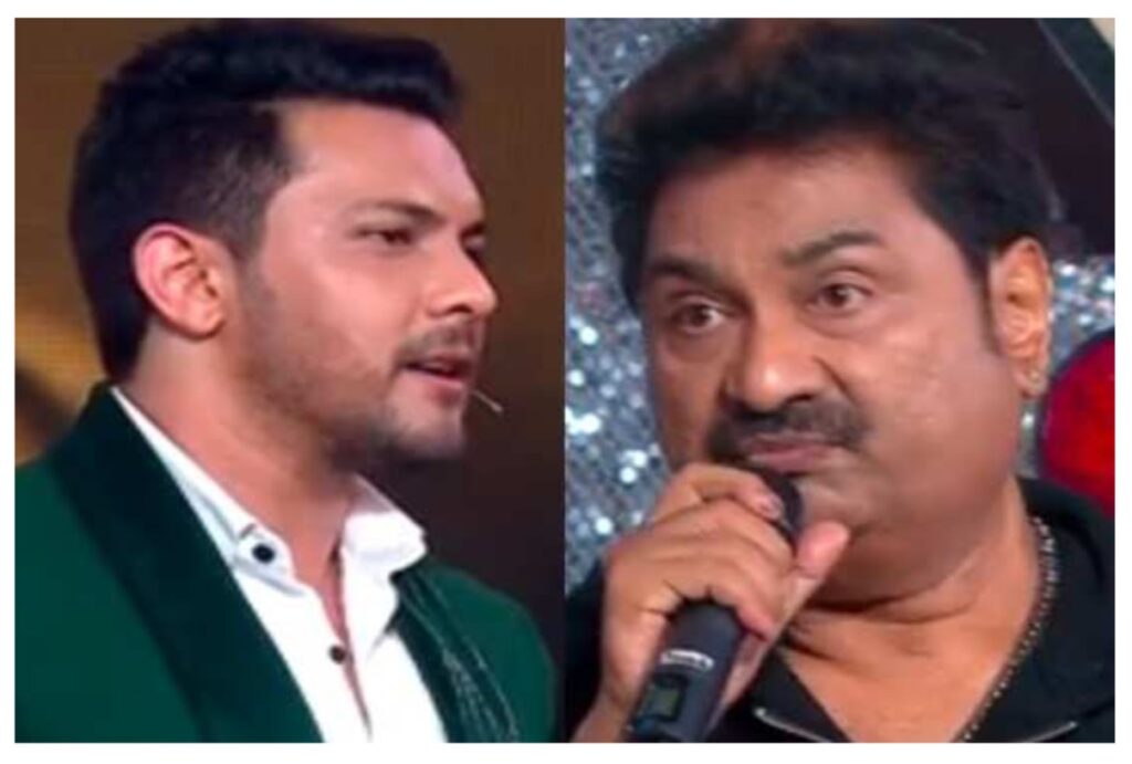 Indian Idol 12: After Amit Kumar’s controversial statement, host Aditya Narayan asks guest Kumar Sanu if he was forced by the makers to praise the contestants