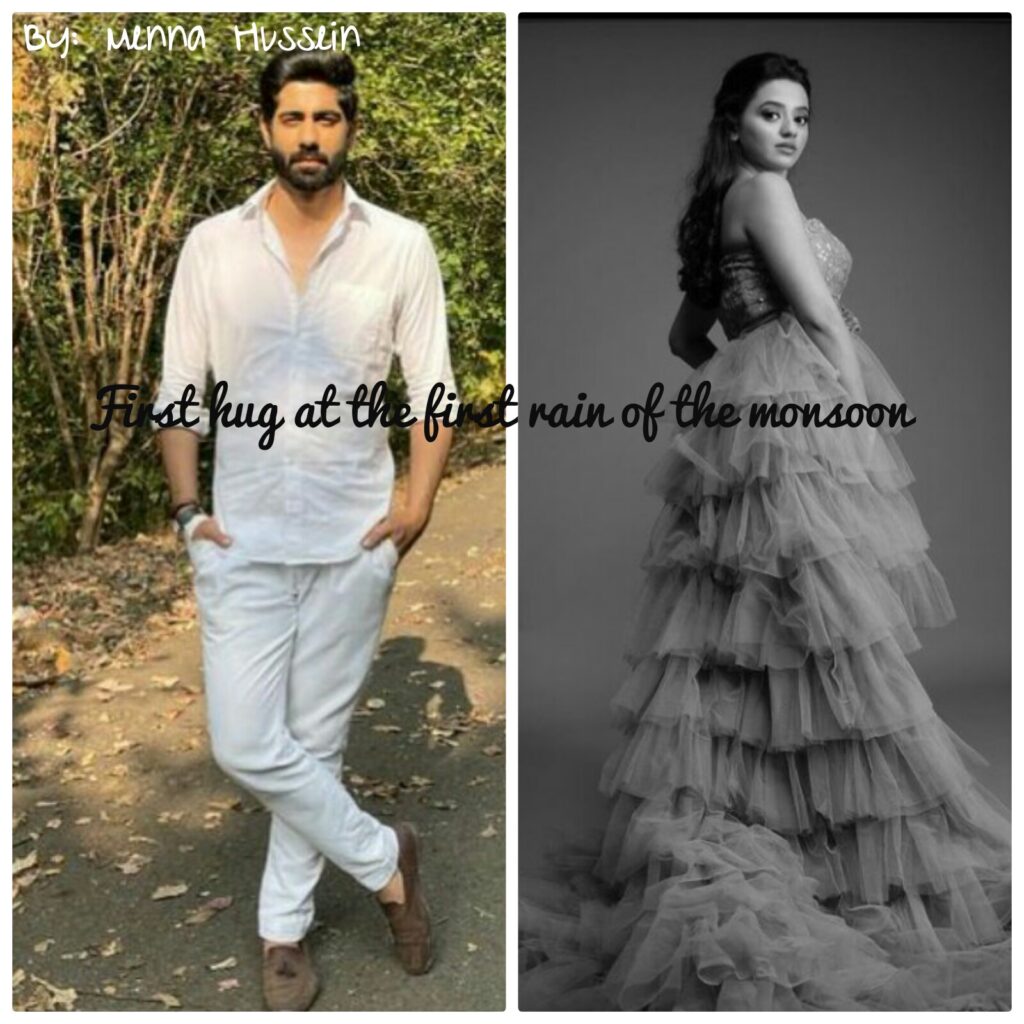 First hug at the first rain of the monsoon #Riansh OS