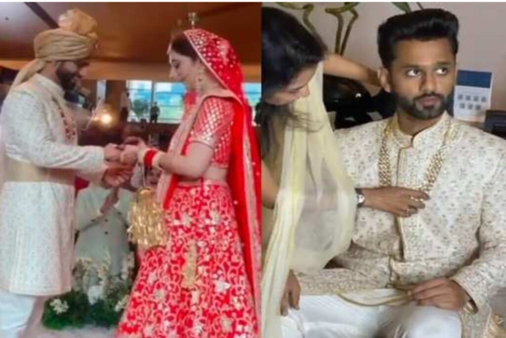 #thedishulwedding Rahul Vaidya goes down on his knees with the ring for Disha Parmar, Inside pics and videos from Rahul Vaidya and Disha Parmar Wedding Ceremony Rahul Vaidya Disha Parmar Wedding