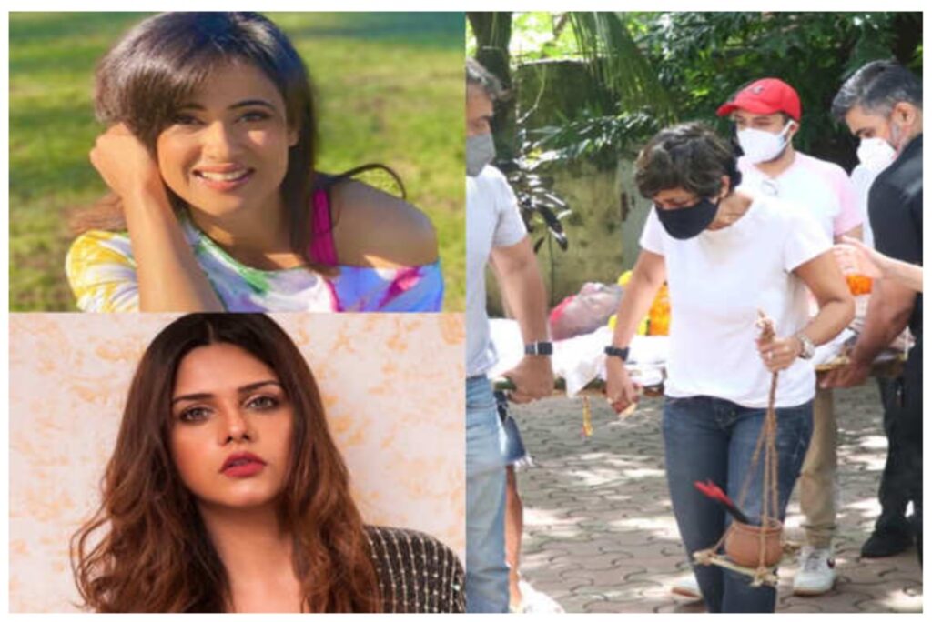 Mandira Bedi trolled for performing her husband’s last rites; Shweta Tiwari, Dalljiet Kaur and other TV actors stands in her support