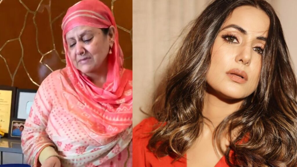 Hina Khan shares a video of her mother crying on her late father’s birthday