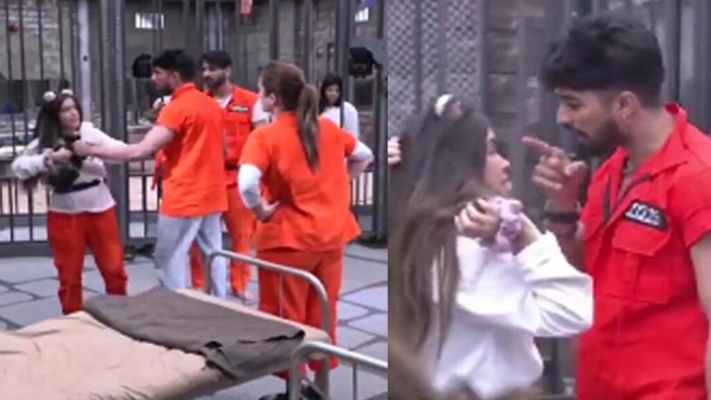 Lock Upp: Major face-off between Zeeshan Khan and Azma Fallah as the latter throws his shoes in the dungeon and spits on his bed