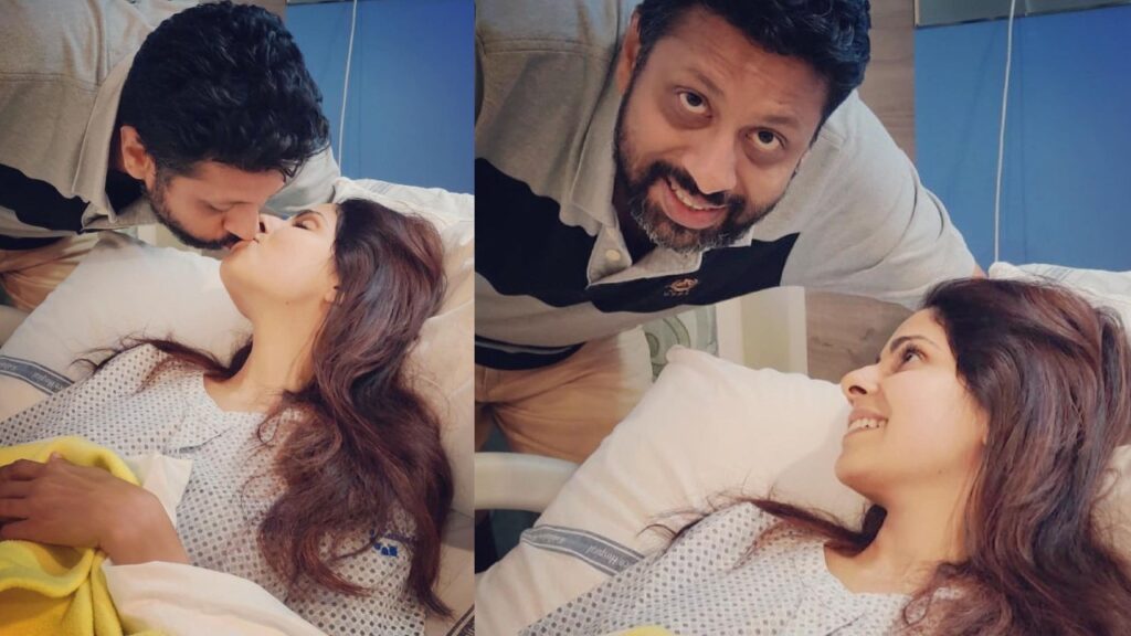 Chhavi Mittal celebrates her 17th wedding anniversary in the hospital; kisses husband Mohit Hussein as they celebrate togetherness