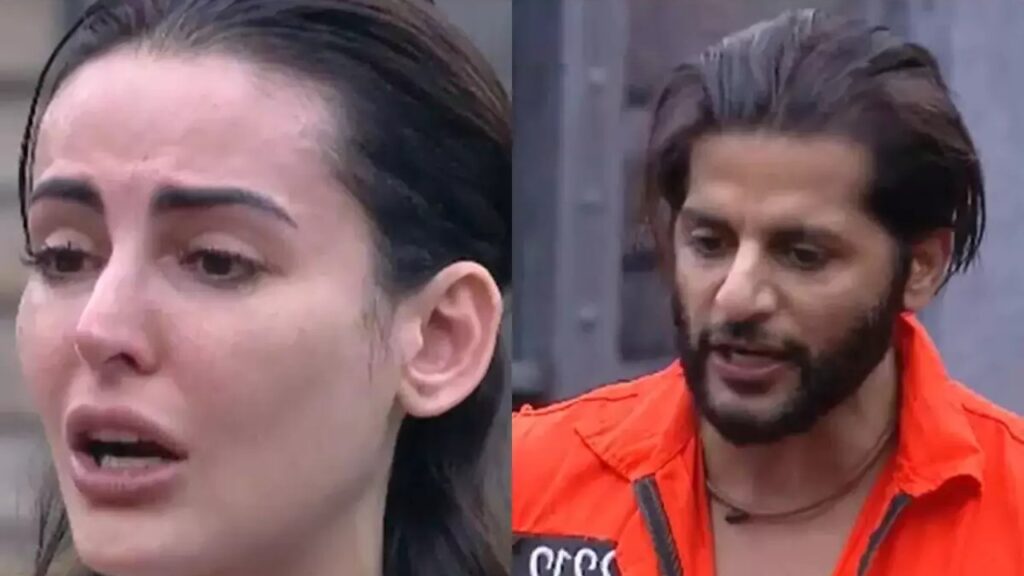 Lock Upp: Mandana Karimi breaks down upon being confronted by Karanvir Bohra for her ‘inappropriate’ behavior allegations against him