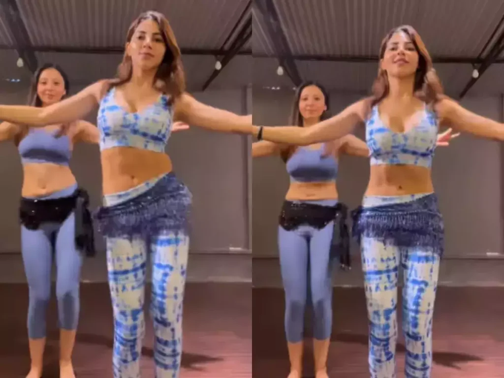 NIkki Tamboli flaunts her Belly Dance moves; Is Jhalak Dikhlaja on her mind?