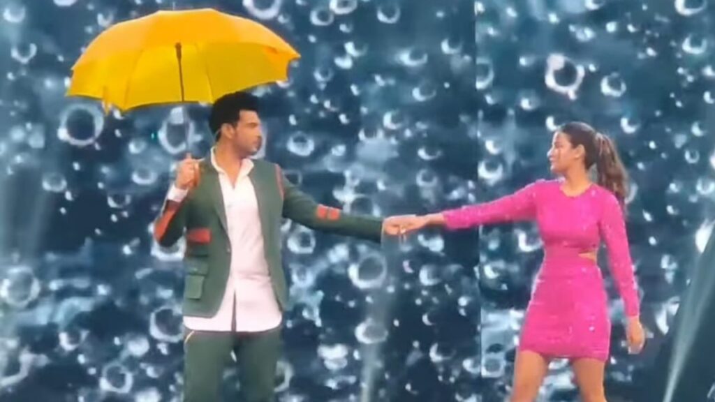 Karan Kundrra and Jasmin Bhasin create a romantic moment on the stage of Dance Deewane Juniors