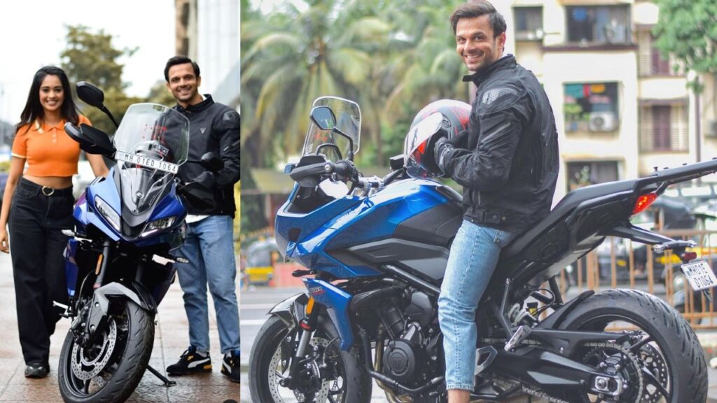 Kumkum Bhagya fame Mugdha Chaphekar and her hubby Ravish Desai buy an expensive bike worth 9 lakh