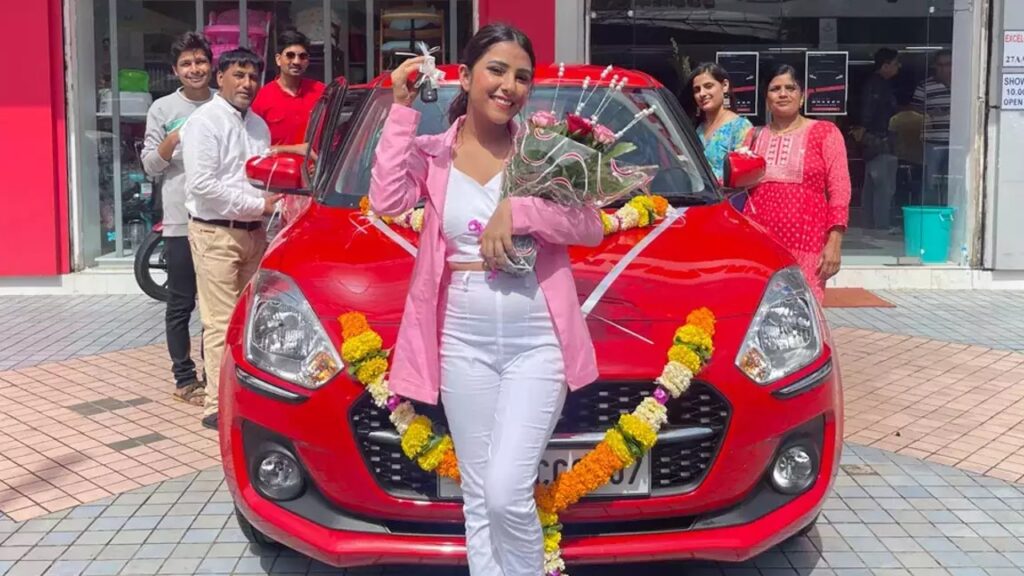 Ghum Hai Kisike Pyaar Mein actress Sneha Bhawsar fulfills her dream of buying a new car