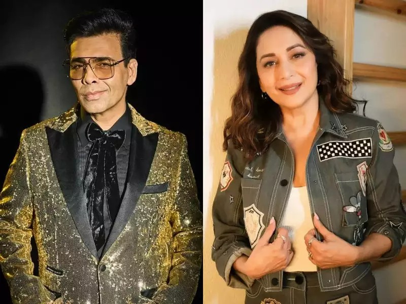 Karan Johar and Madhuri Dixit begin the shoot of Jhalak Dikhlaja 10