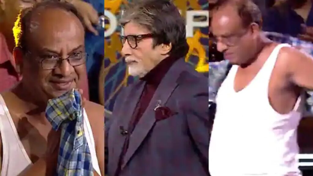 Kaun Banega Crorepati 14: Amitabh Bachchan shocked after contestant Vijay Gupta takes off his shirt