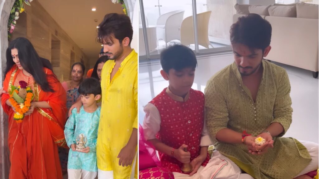 Arjun Bijlani shares glimpse from his Griha Pravesh and Ganesh Chaturthi celebration