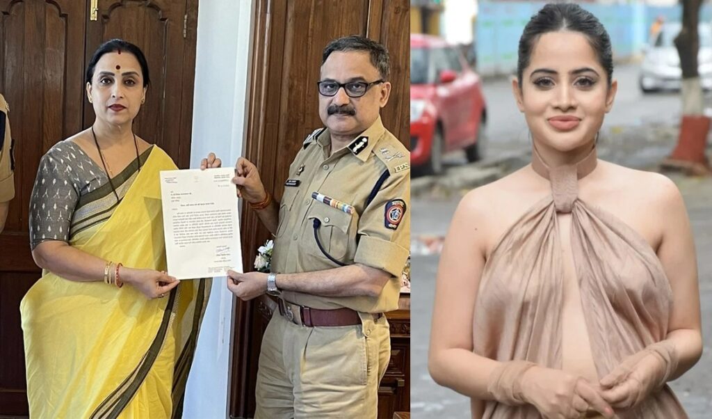 Uorfi Javed slams BJP leader Chitra Wagh for making a Police Complaint against her