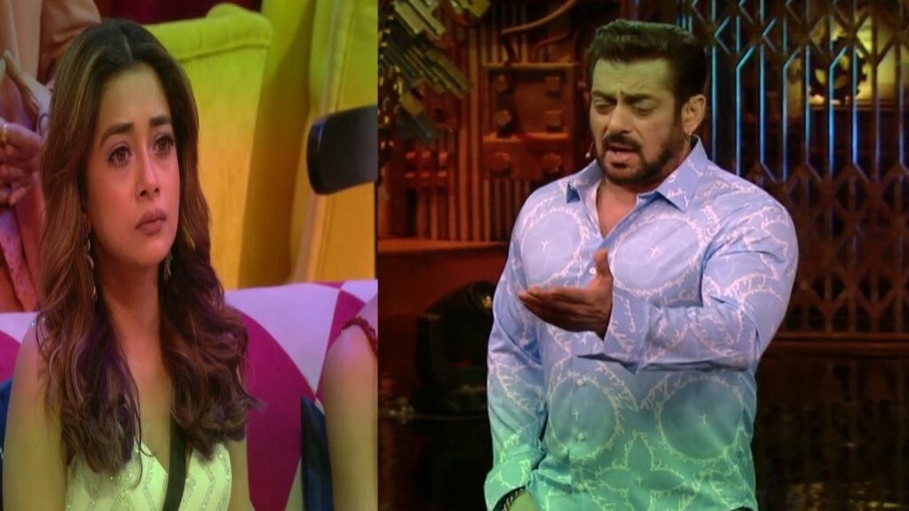 Bigg Boss 16: Salman Khan slams Tina Datta for her fake love angel with Shalin Bhanot; says, “Abhi toh jhagda kiya tha, jaise hi music baja chipak gaye”