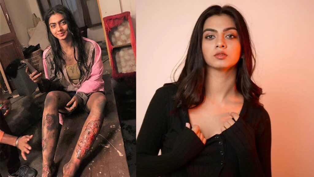 Main Hoon Aparajita actress Garvita Sadhwani reveals it takes her three hours to put on and remove prosthetic makeup
