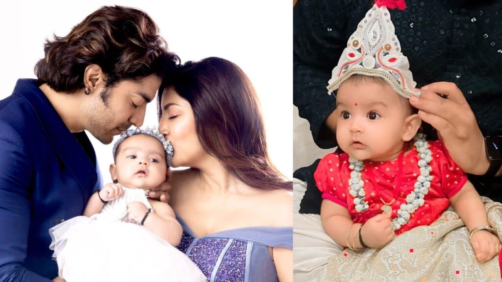 Gurmeet Choudhary and Debina on Lianna’s first birthday celebration