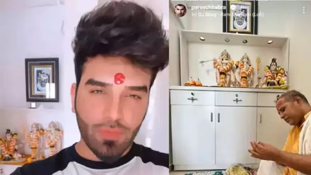 Paras Chhabra shares pics from Grah Pravesh of his new house