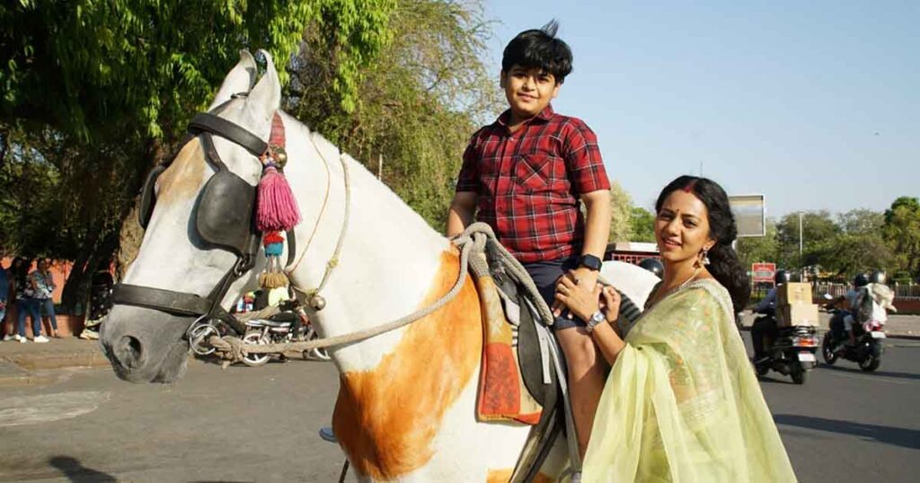 Doosri Maa actors Neha Joshi and Aayudh Bhanushali talk about their experience of shooting in Jaipur
