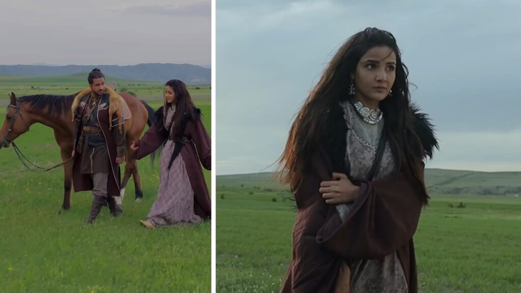 Jasmin Bhasin takes fans behind the scenes of ‘Allah Ke Bandeya’ shoot amidst majestic mountains