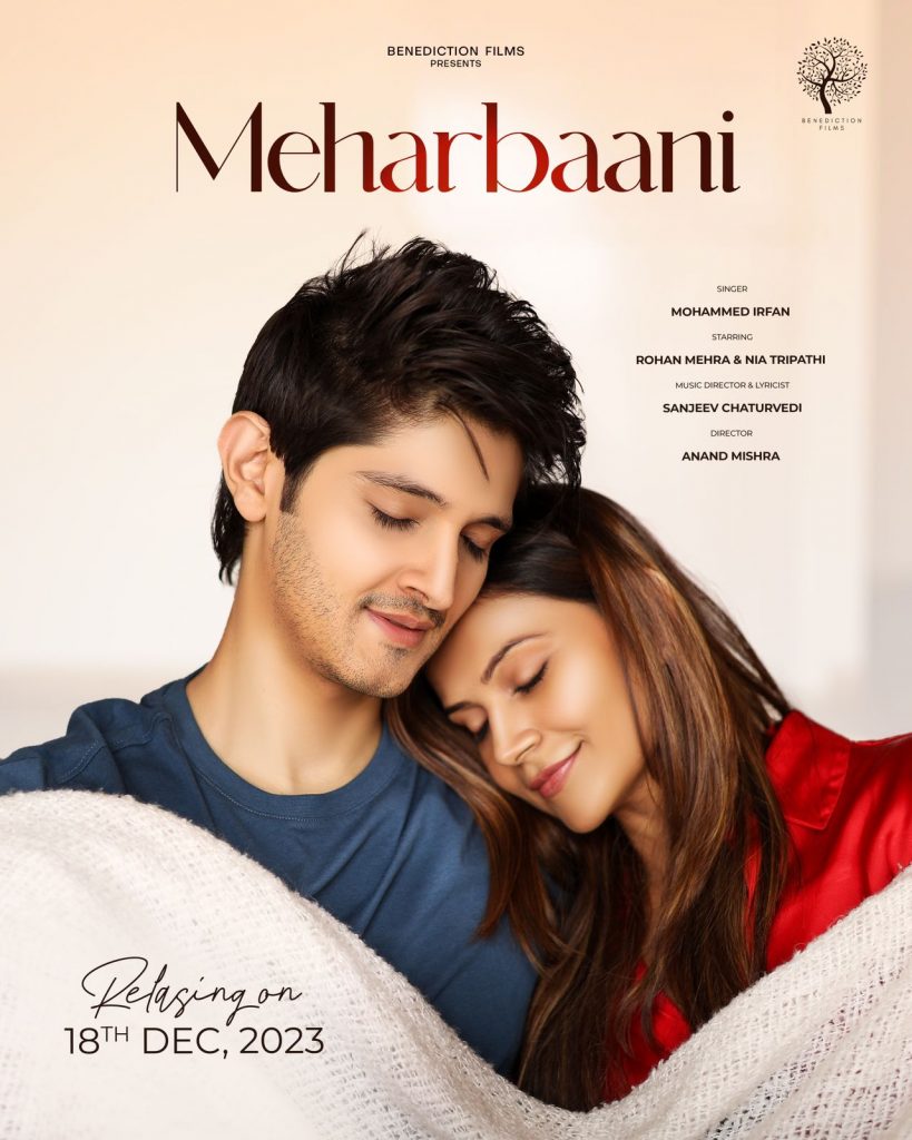 Rohan Mehra and Nia Tripathi’s Sizzling Chemistry in New Romantic Song ‘Meherbaani’ Set to Enthrall Audiences!