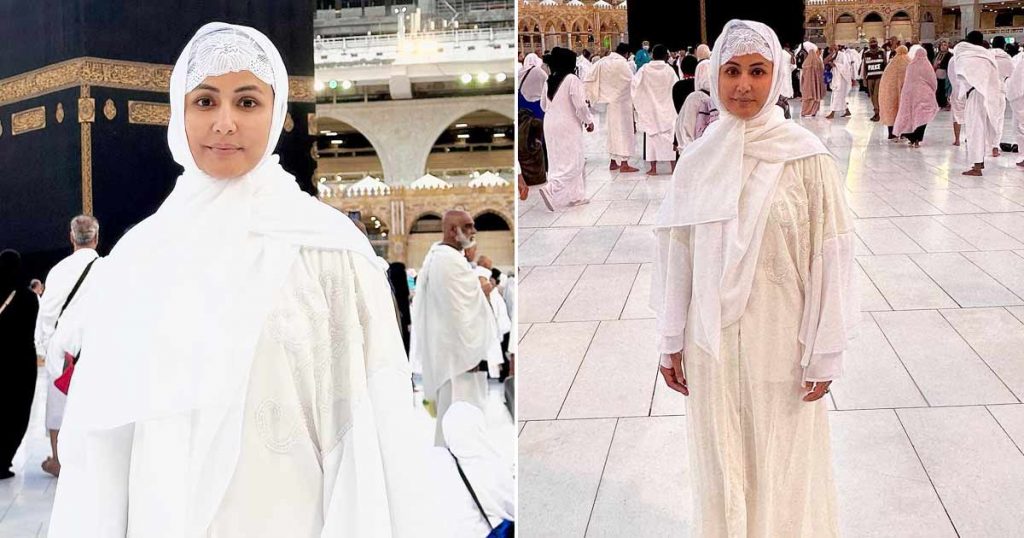 Hina Khan’s Spiritual Sojourn: Actress Performs Umrah in Medina, Shares Emotional Journey and Prayers