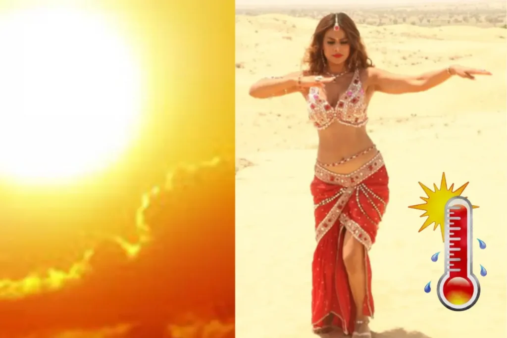 Nia Sharma Shoots in 50 degrees for ‘Suhagan Chudail’ Promo